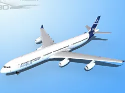Falcon3D A340-600 Airbus 2 3D model