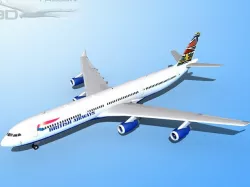 Falcon3D A340-600 British Airways 3D model