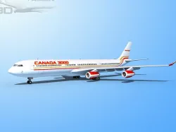 Falcon3D A340-600 Canada 3000 3D model