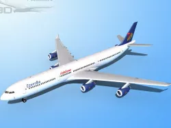 Falcon3D A340-600 Egypt Air 3D model