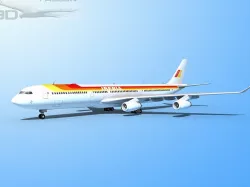 Falcon3D A340-600 Iberia 3D model