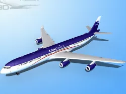 Falcon3D A340-600 Lan Chile 3D model