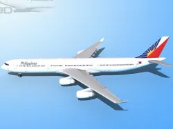 Falcon3D A340-600 Philippines Air 3D model