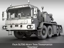 Faun STL-56 Tractor 3D model