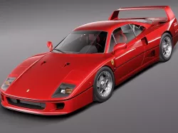 Ferrari F40 1987-1992 3D model