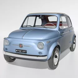 Fiat 500 Nuova 1958 3D model