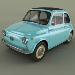 Fiat Nuova 500 3D model