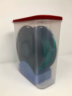 Filament Roller with Desiccant Holder