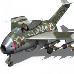 Focke Wulf TA 183 Huckebein 3D model