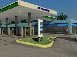 Gas Station 3D model