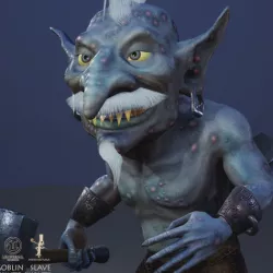 Goblin Slave Low-poly 3D model