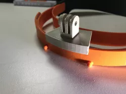 GoPro mount for  Prusa Faceshield - light attachment