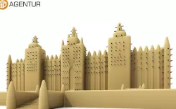 Great Mosque of Djenne 3D model
