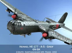 Heinkel He-177 - Greif - 6NSK 3D model