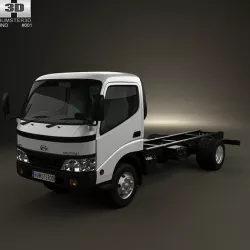 Hino Dutro Standard Cab Chassis 2010 3D model
