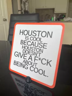 Houston Wall/Desk Art