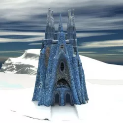 Ice Castle for Unity 3D model