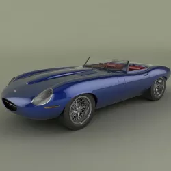 Jaguar E-Type Eagle Speedster 3D model