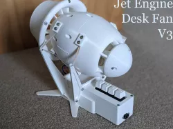 Jet Engine Desk Fan V3