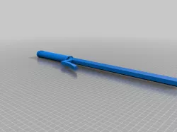 Jutte model for practice Ikkaku-ryū juttejutsu v1
