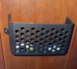 Kitchen door container for dishwasher tablets v2