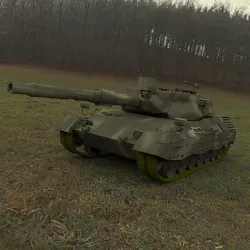 Leopard I Tank Studio Max 3D model