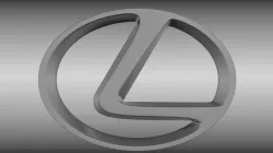 Lexus logo 3D model