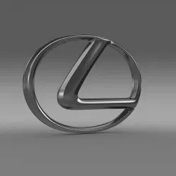 LEXUS Logo 3D model