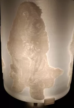 Litophane lamp shade Cocker Spaniel (Sylvester)