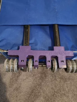 Luggage base wheels