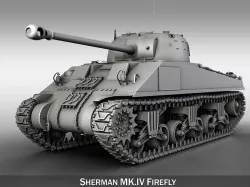 M4 Sherman Firefly VC 3D model