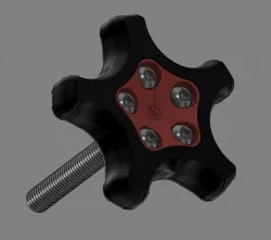 M6 Hex bolt to a wing bolt