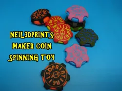 Maker Coin - Spinner - neil3dprints