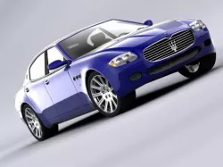 Maserati Quattroporte 2006 3D model