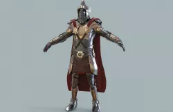 Medieval armour fantasy 3D model