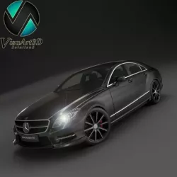 Mercedes Benz CLS Brabus 2012 3D model