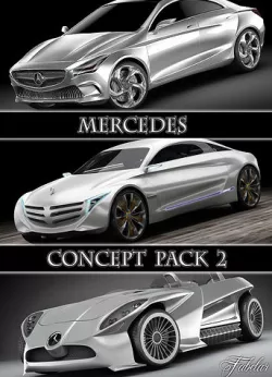 Mercedes Concept pack 2 3D model