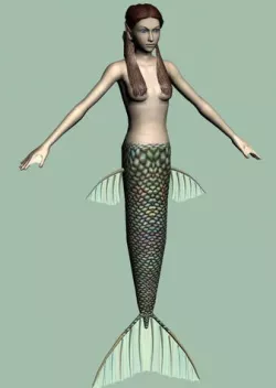 Mermaid 3D model