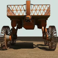 Mobile platform selfelevating vehicle 3D model