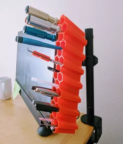 Monitor Honeycomb Pen Holder