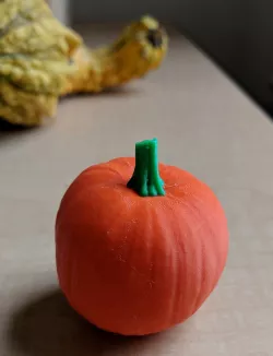 Multimaterial 3D Scanned Pumpkin
