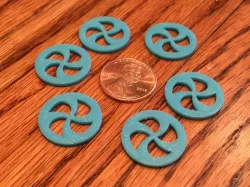 Ninja Disc - penny size Ballista Launcher Ammo