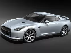 Nissan GTR 2008-2010 3D model