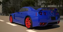 nissan GTR 3D model