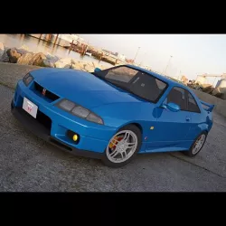 Nissan GTR- R33 3D model