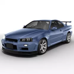Nissan Skyline 3D model
