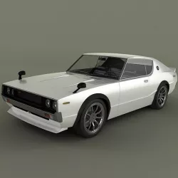 Nissan Skyline GT-R C110 3D model