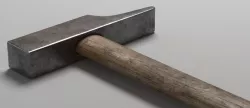 Old hammer 3D model