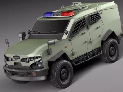 Oshkosh Sand Cat 3D model