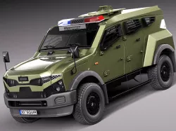 Oshkosh Sand Cat v2 3D model